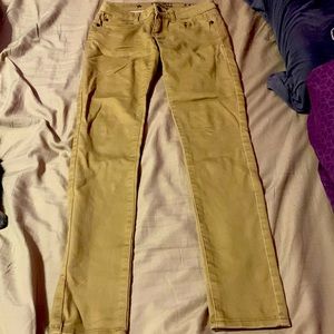 Celebrity Pink Jeans size 0 low rise khaki skinny jeans
